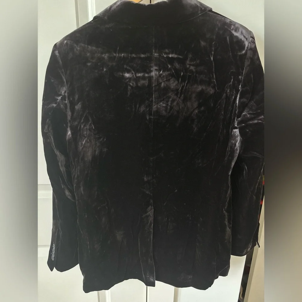 NWT Zara Oversized Velvet Blazer - Picture 6 of 9